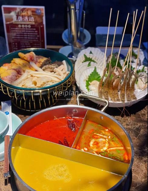 三里屯减压又养生的火锅餐厅–k泰星空帐篷餐厅港式花胶鸡火锅2