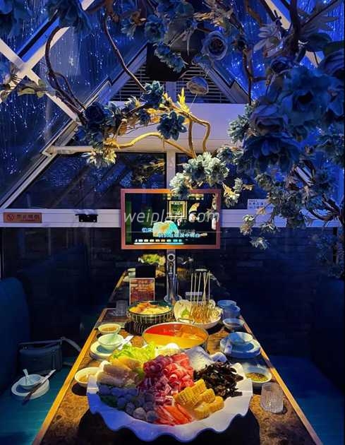 三里屯减压又养生的火锅餐厅–k泰星空帐篷餐厅港式花胶鸡火锅1